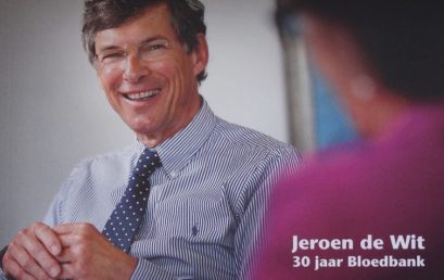 Jeroen de Wit 30 jaar bloedbank